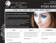 Tablet Screenshot of hairandbeautylounge.com